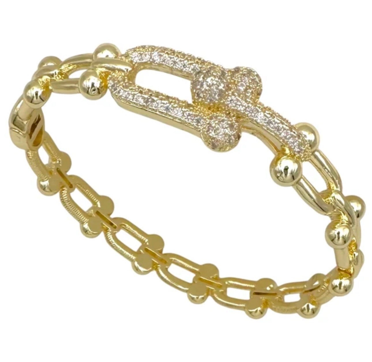 Gold-tone link bracelet
