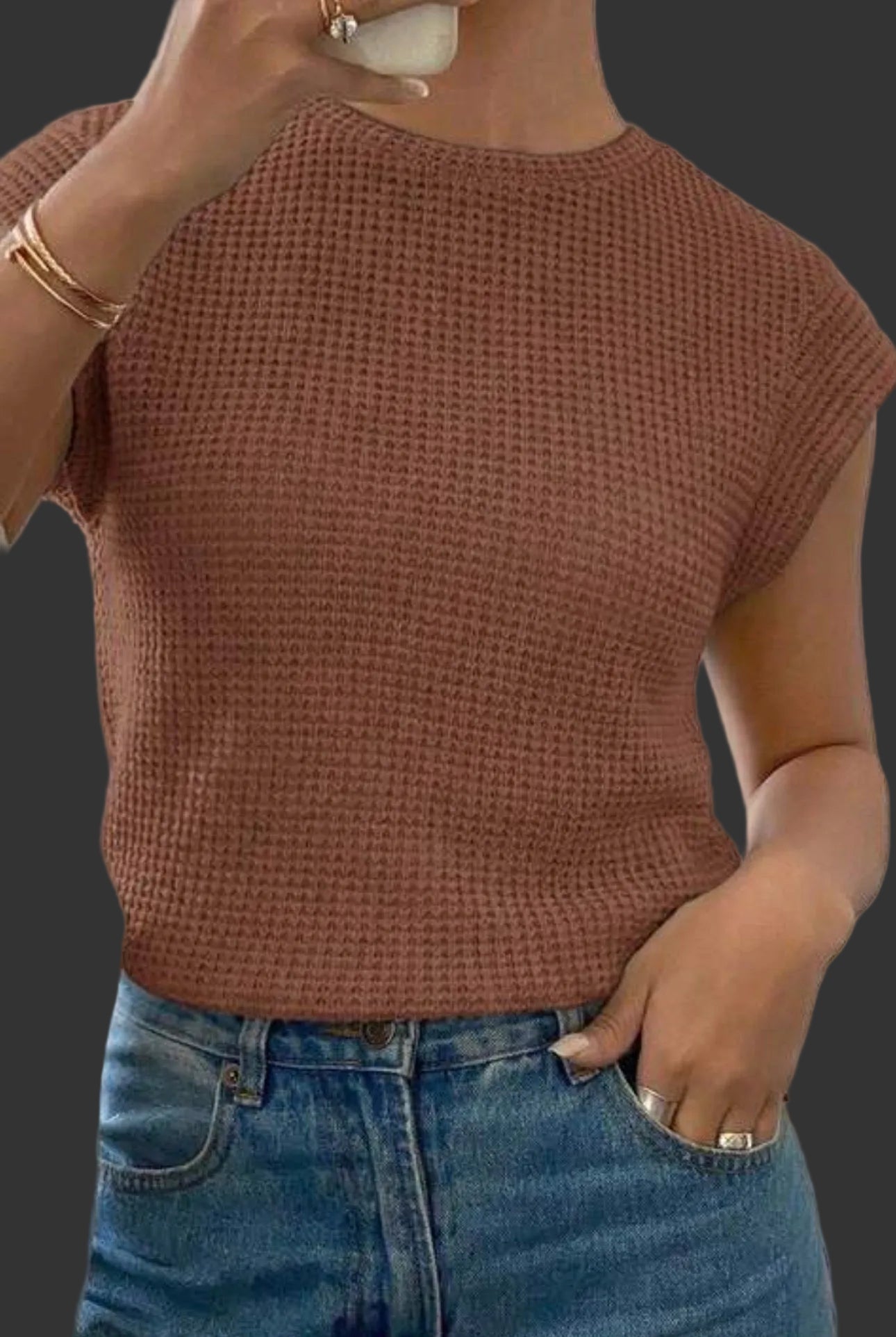 Gaze Casual Round Neck T-Shirt