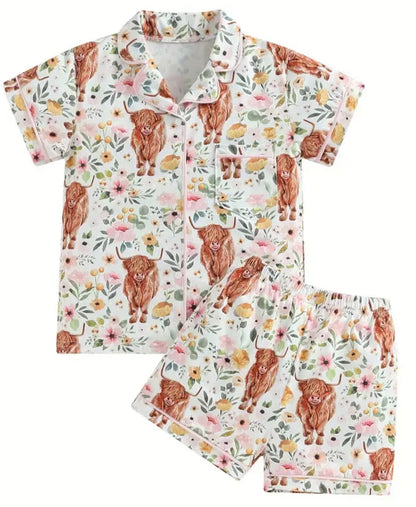 Highland Cow Pajama Set