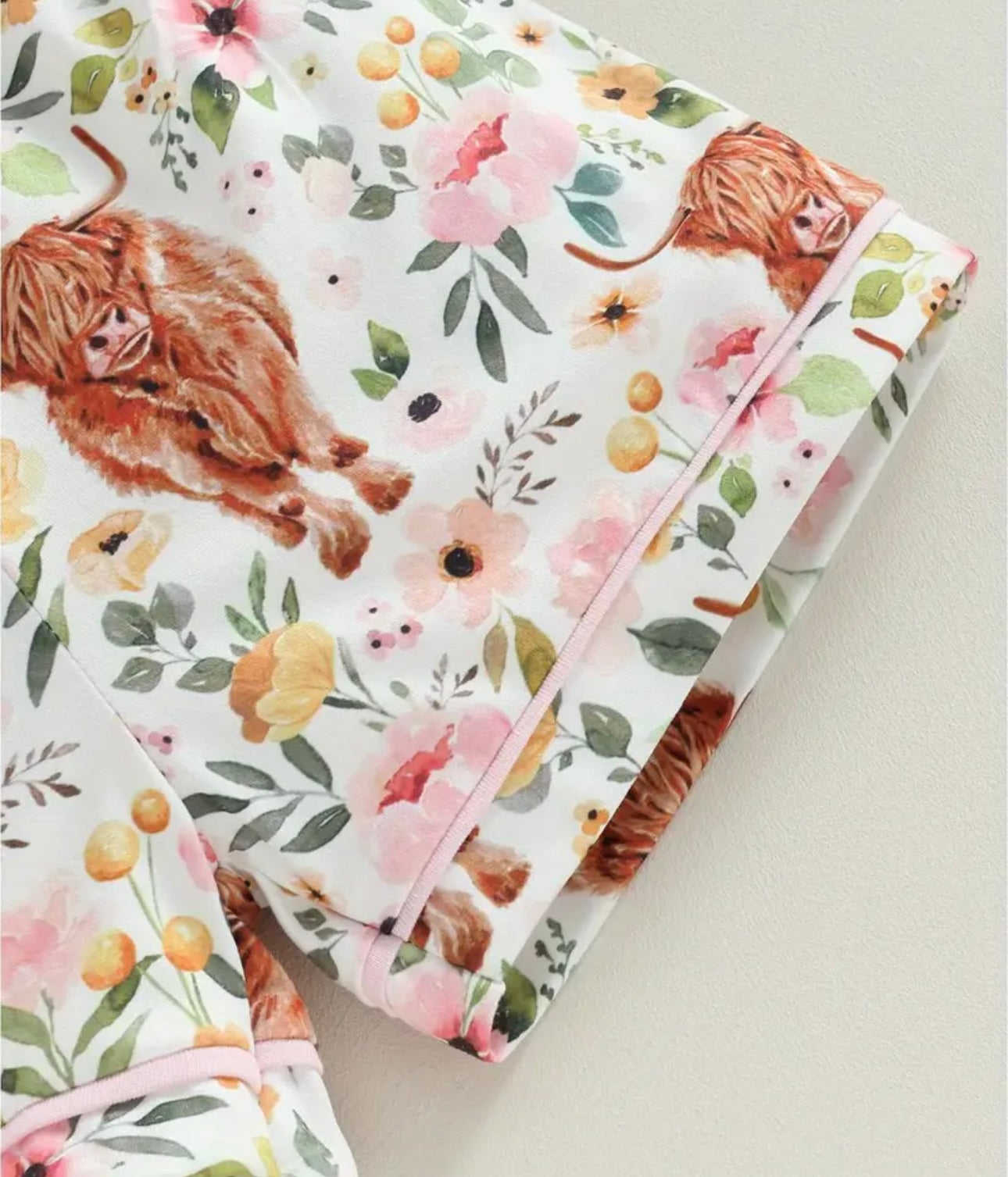 Highland Cow Pajama Set