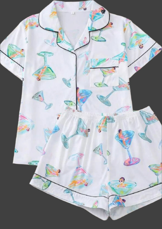 Martini Pajama Set