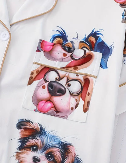 It's A Dog's World Pajama Set