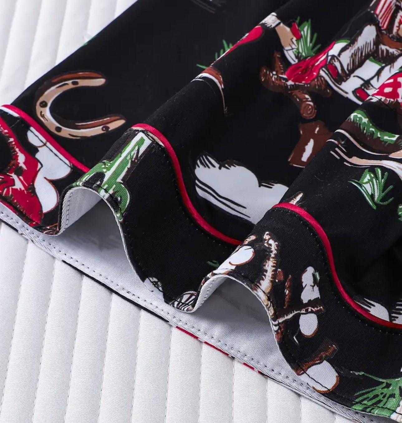 Western Cowboy Print Pajamas
