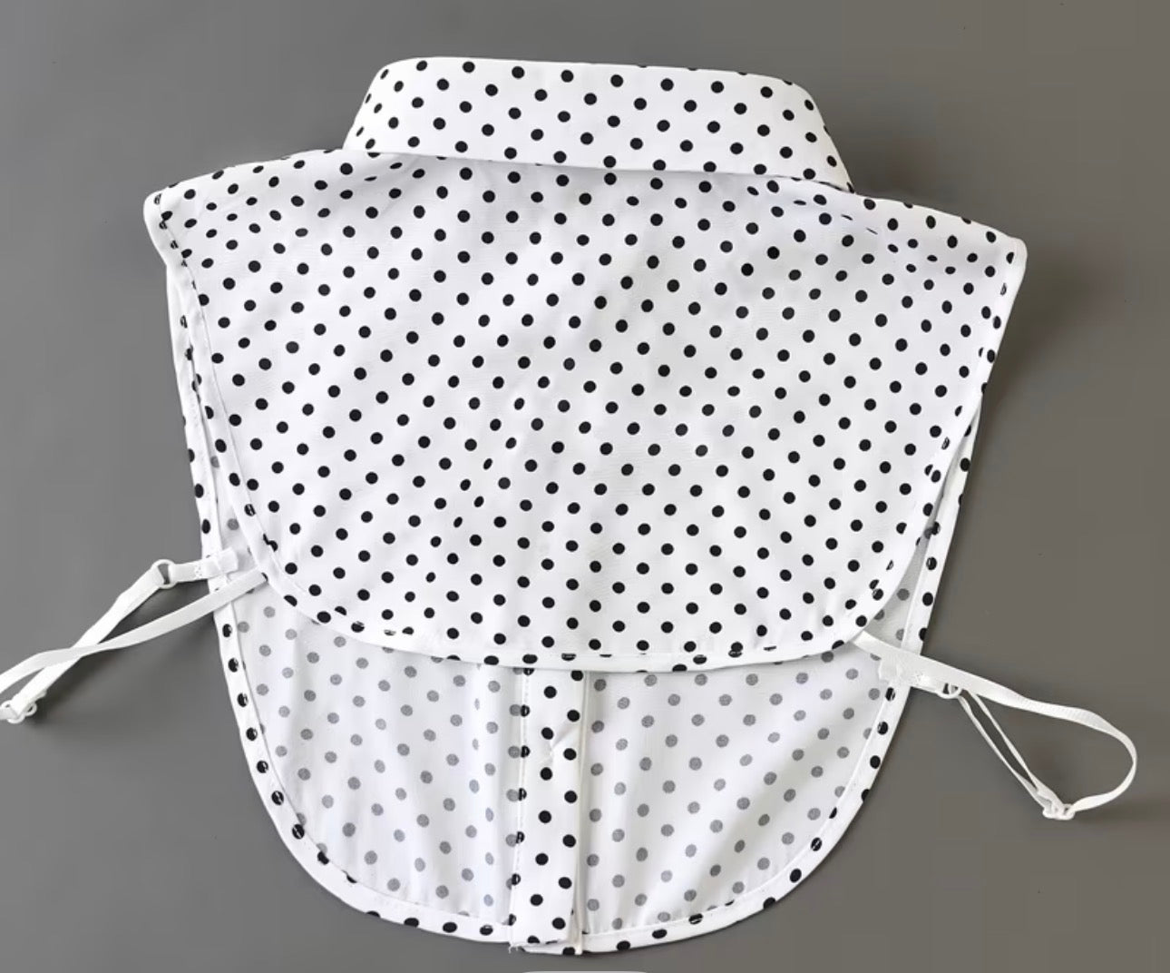Poka Dot Shirt with Detachable Collar