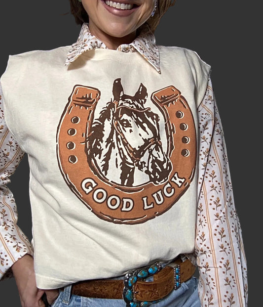 Good Luck Horseshoe Box Tank