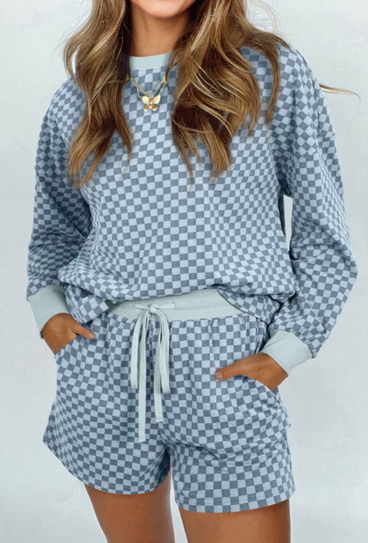 Long Sleeve 2 Peice Short Set