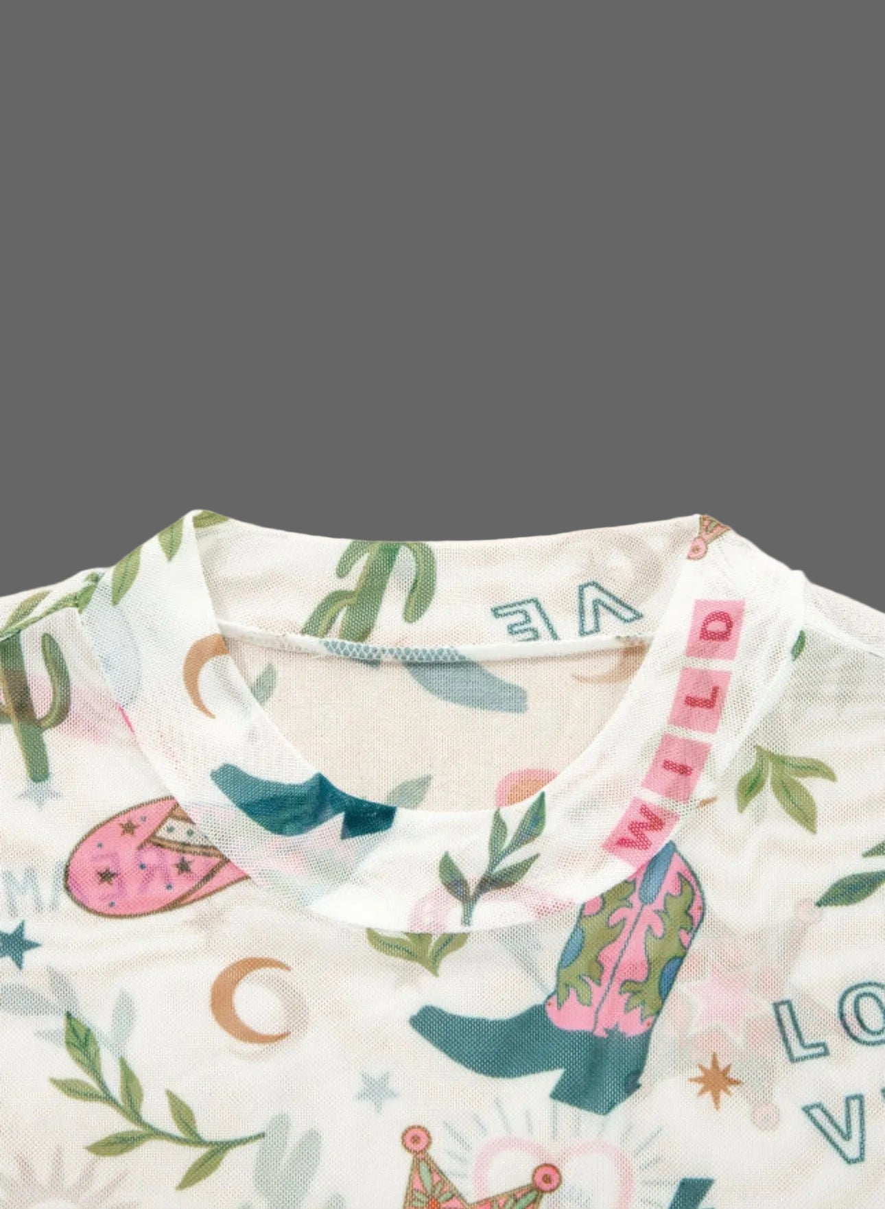 White Love Wild Dreamer Sheer Top