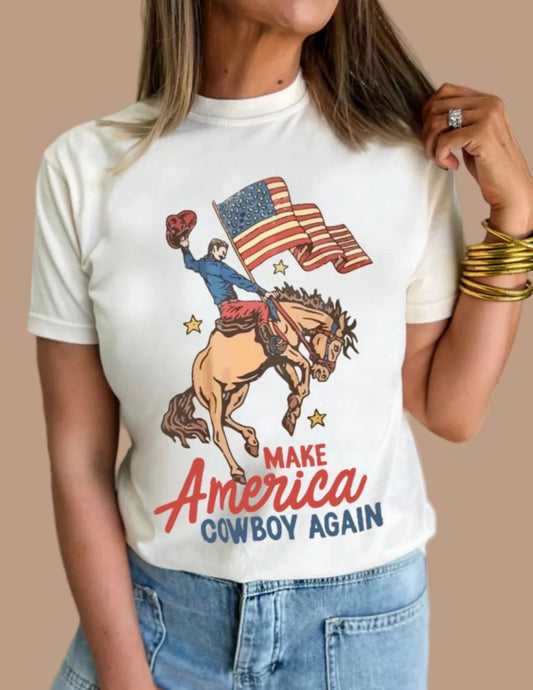 Make America Cowboy Again Graphic Tee