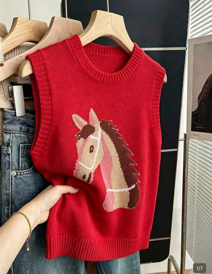 Lightweight Horse Head Vest